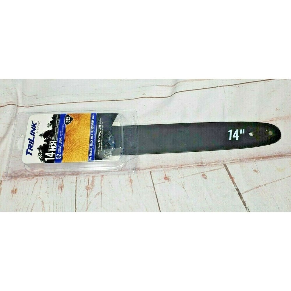 TriLink Saw Chain 14 Inch S52 Guide Bar and Saw Chain Combo - Brand New